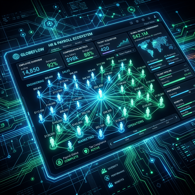 HR Payroll Database Hologram