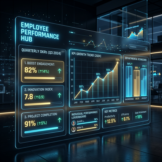 Performance Data Dashboard