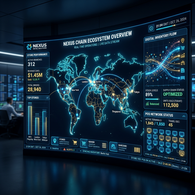 Multi-Store Digital Retail Dashboard